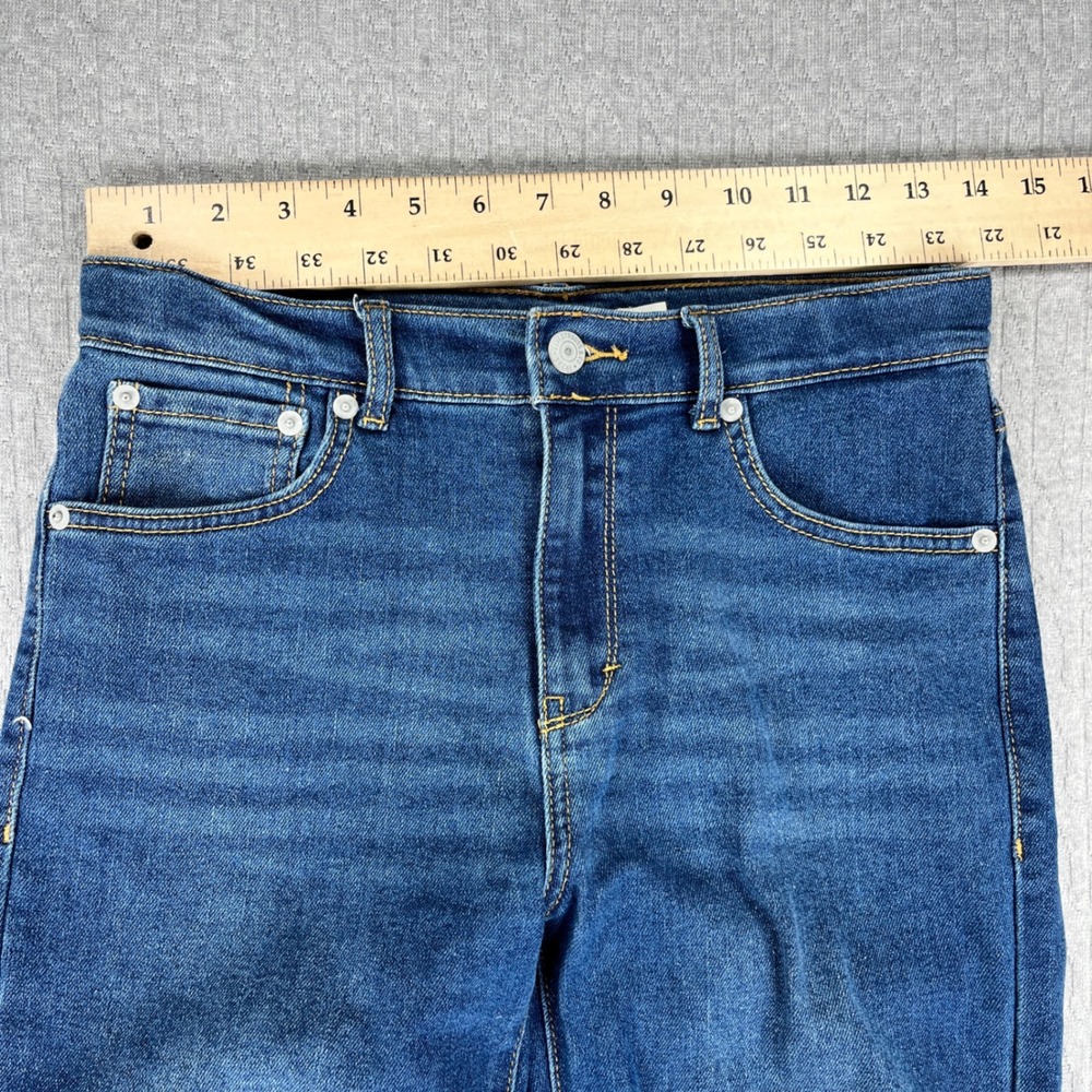 Levi's 726 Flare Bootcut Jeans Women 16/27X28 1/2 Blue High Rise dark wash - Picture 5 of 11